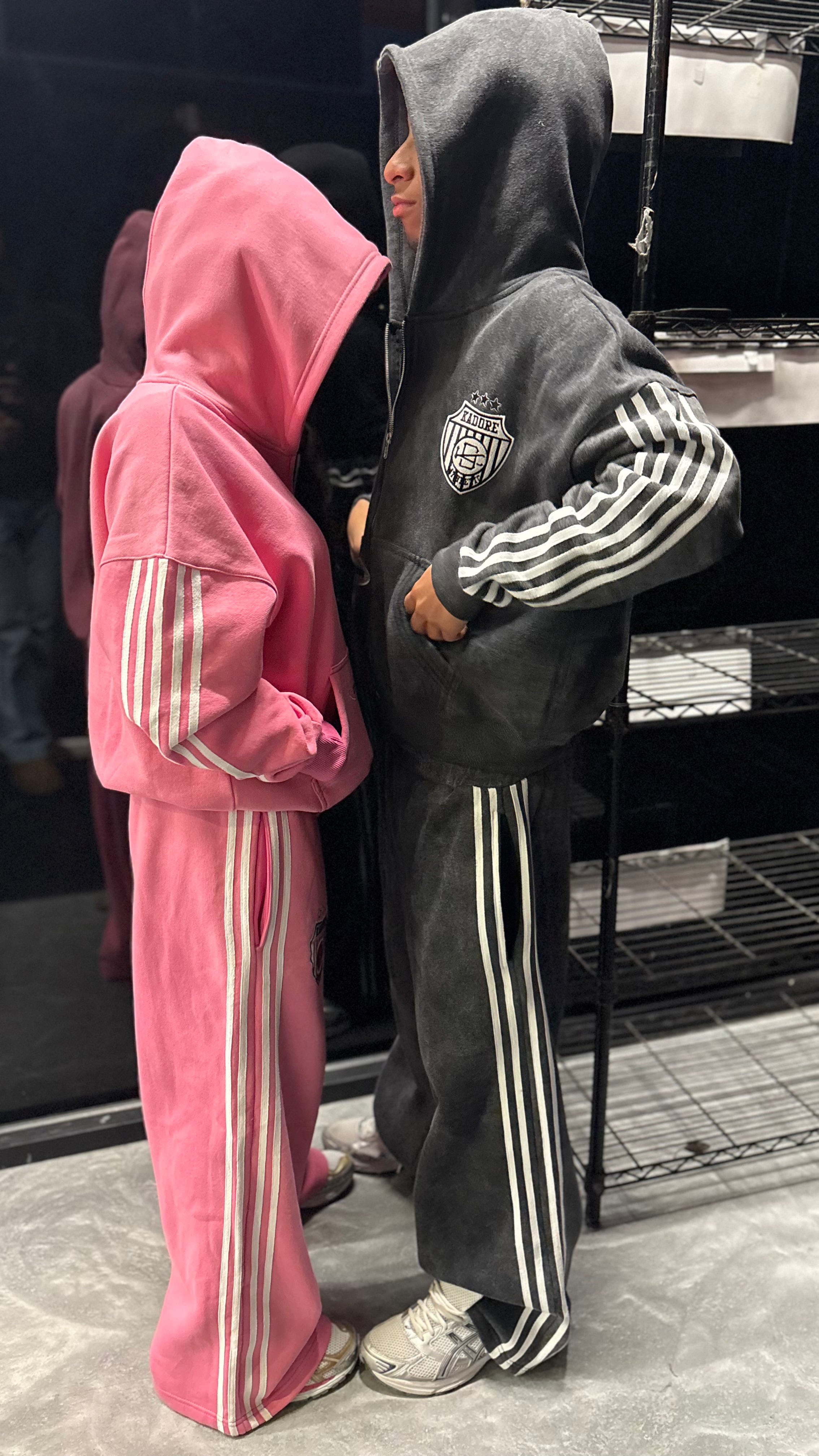 KADORE “Racer” (Pink & White) Set